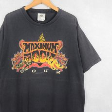 画像1: 2000's MOTLEY CRUE "MAXIMUM ROCK TOUR" ヘヴィメタルバンド ツアーTシャツ BLACK XL (1)