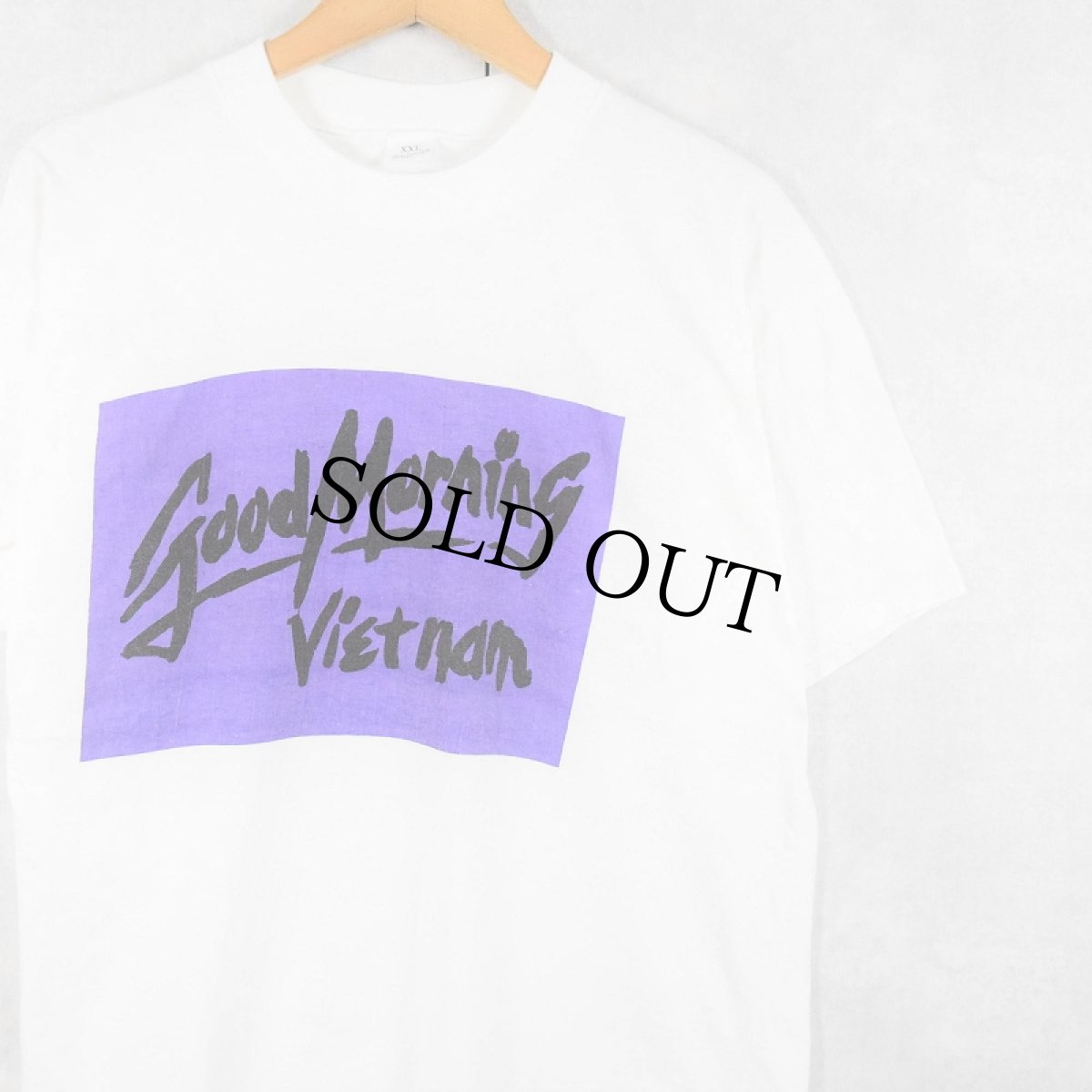 画像1: 80's Good Morning, Vietnam 映画プリントTシャツ XXL (1)
