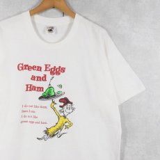 画像1: 90's Dr.Seuss USA製 "Green Eggs and Ham" キャラクタープリントTシャツ XL (1)