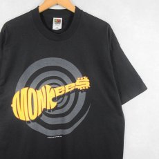画像1: 90's The Monkeeys ロックバンドツアーTシャツ BLACK XL (1)