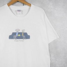 画像1: 2000's Be As You Are "Aroma Therapy" イラストプリントTシャツ L (1)