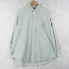画像1: Ralph Lauren "BIG SHIRT" コットンボタンダウンシャツ L (1)