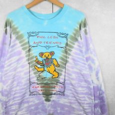 画像1: 2000's Phil Lesh and Friends ”PARADISE WAITS FALL 2001” タイダイ ロックバンドツアーロンT (1)
