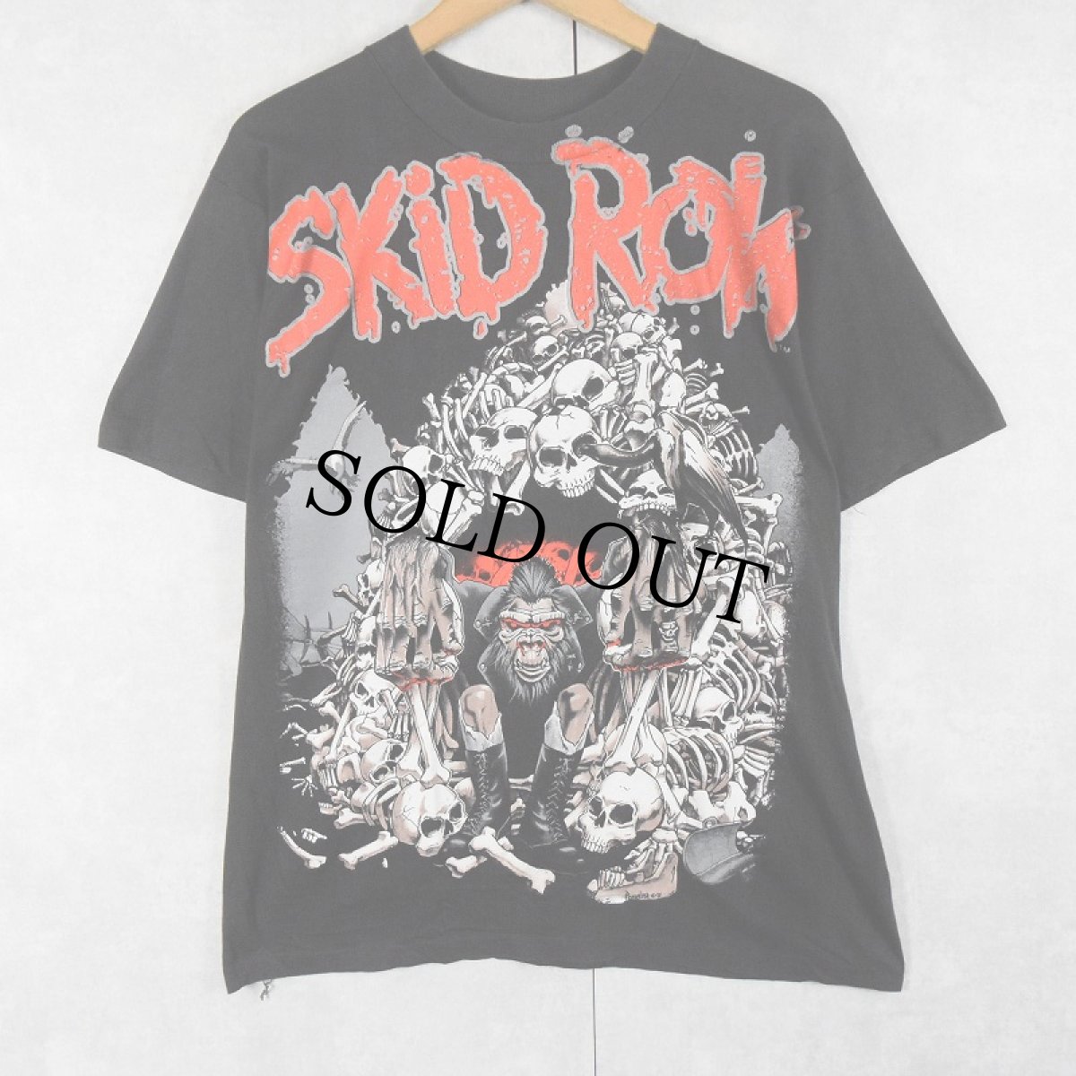 画像1: 90's SKID ROW ”Slave to the Grind” ヘヴィメタルバンド アルバムTシャツ BLACK M (1)