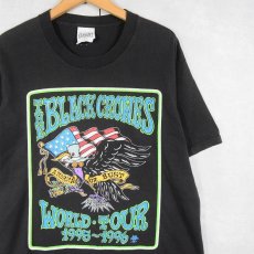 画像1: 90's The Black Crowes USA製 "AMORICA OR BUST" ロックバンドツアーTシャツ BLACK L (1)