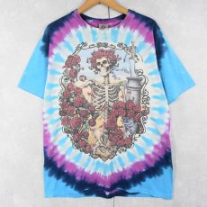画像1: 90's GRATEFUL DEAD USA製 タイダイ ロックバンドTシャツ L (1)