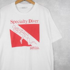 画像1: 90's USA製 "Specialty Diver" イラストプリントTシャツ XL (1)