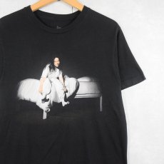 画像1: Billie Eilish "When We All Fall Asleep, Where Do We Go?" ミュージシャンフォトプリントTシャツ BLACK M (1)