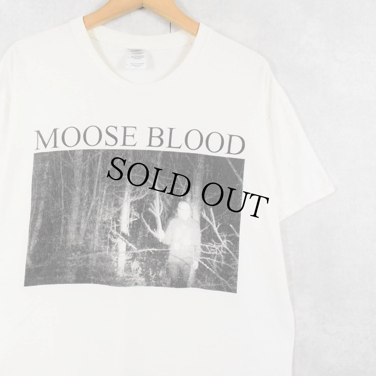 画像1: MOOSE BLOOD インディーロックバンドTシャツ L (1)