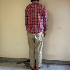 画像3: Wrangler TAIWAN製 チェック柄 ライトネルシャツ S (3)