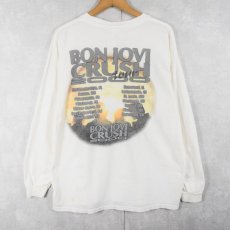 画像2: 2000's BON JOVI "CRUSH TOUR" ハードロックバンドツアーロンT XL (2)