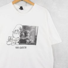 画像1: 100 GECS "100 gecs＋Nothing=EVERYTHING" カットオフ ハイパーポップデュオTシャツ L (1)