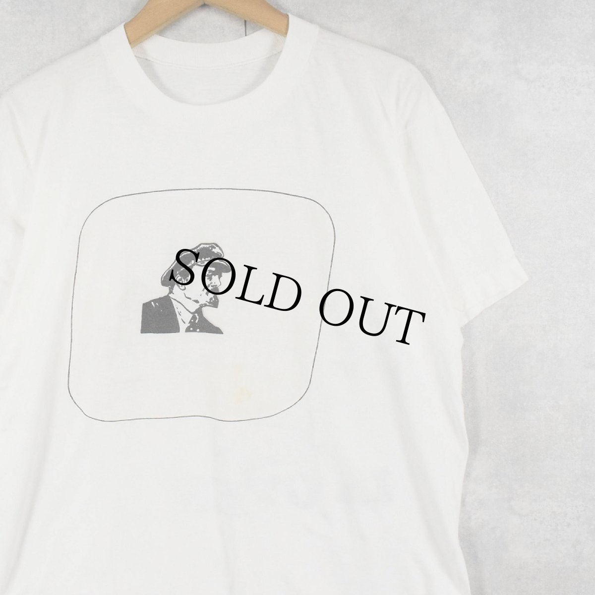画像1: 90's Vladimir Lenin "THE PARTY IS OVER" 革命家プリントTシャツ (1)