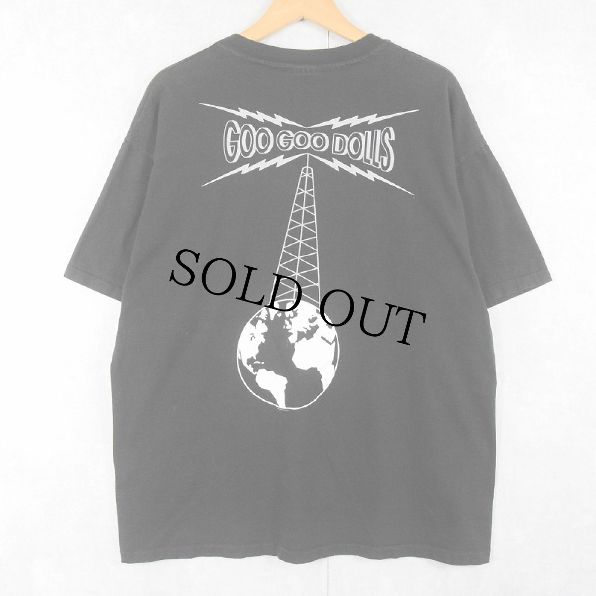 画像1: 1995 Goo Goo Dolls USA製 ロックバンドTシャツ BLACK XL (1)