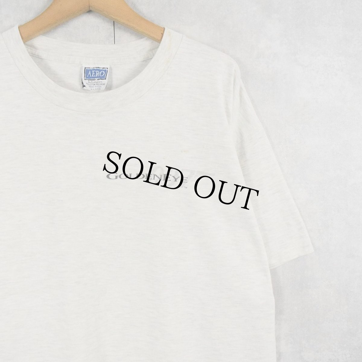 画像2: 90's 007 GOLDENEYE USA製 アクション映画プリントTシャツ XL (2)