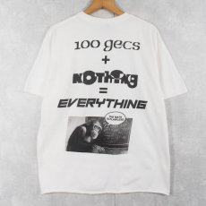 画像2: 100 GECS "100 gecs＋Nothing=EVERYTHING" カットオフ ハイパーポップデュオTシャツ L (2)
