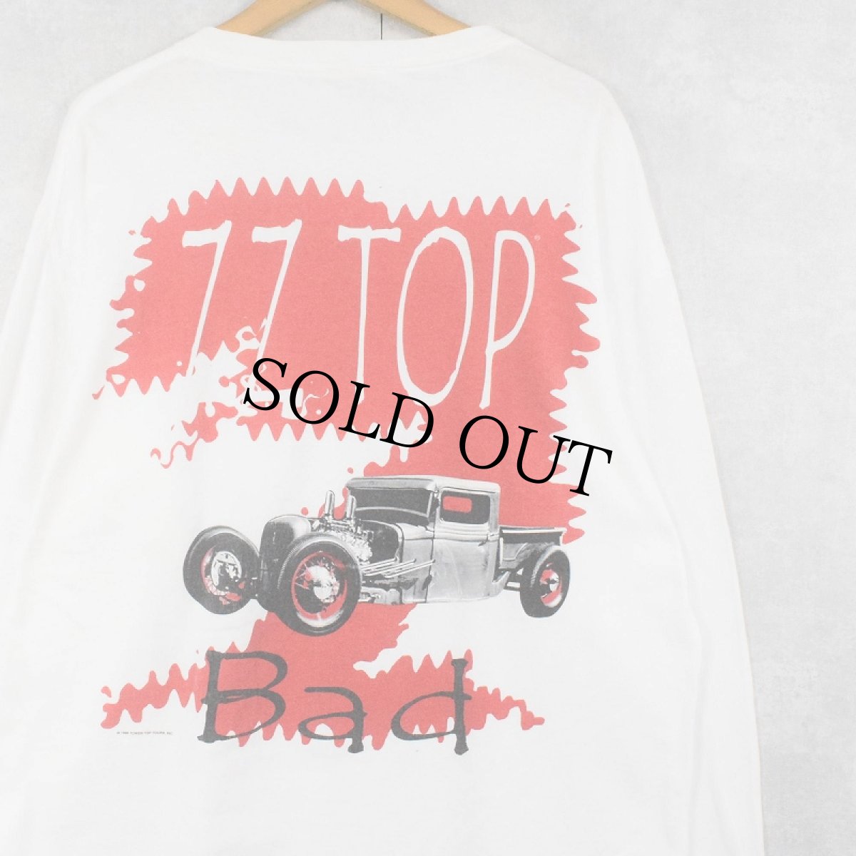 画像1: 1999 ZZ TOP "Bad" ロックバンドロンT (1)