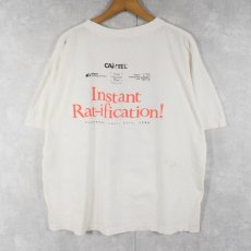 画像2: 90's "BAY STREET RAT RACE" イラストプリントTシャツ (2)