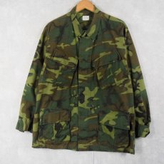 画像2: 60's U.S.ARMY ERDL迷彩 グリーンリーフ ジャングルファティーグジャケット/パンツ 5th SETUP MEDIUM-SHORT  (2)