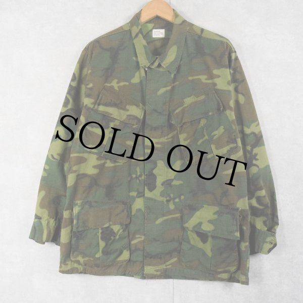 美品　60s 米軍　ERDL リーフカモ　グリーンリーフカモ　サイズ　7 1/8 60s 米軍 USMC ERDL グリーンリーフカモ ジャングルファティーグ