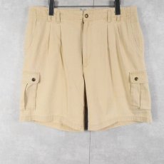 画像1: 80〜90's Eddie Bauer HBT コットンカーゴショーツ W35 (1)