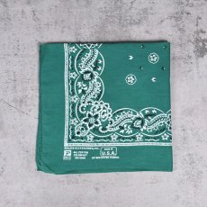 画像1: 80's PARIS ACCESSORIES,INC. USA製 バンダナ  (1)