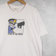 画像1: Year of the Knife メタルコア・バンド プリントTシャツ XL (1)