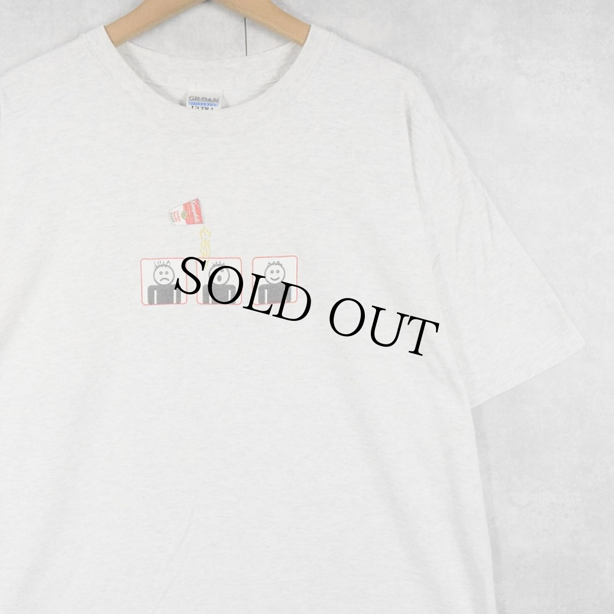 画像1: 2000's Campbell's プリントTシャツ XL (1)