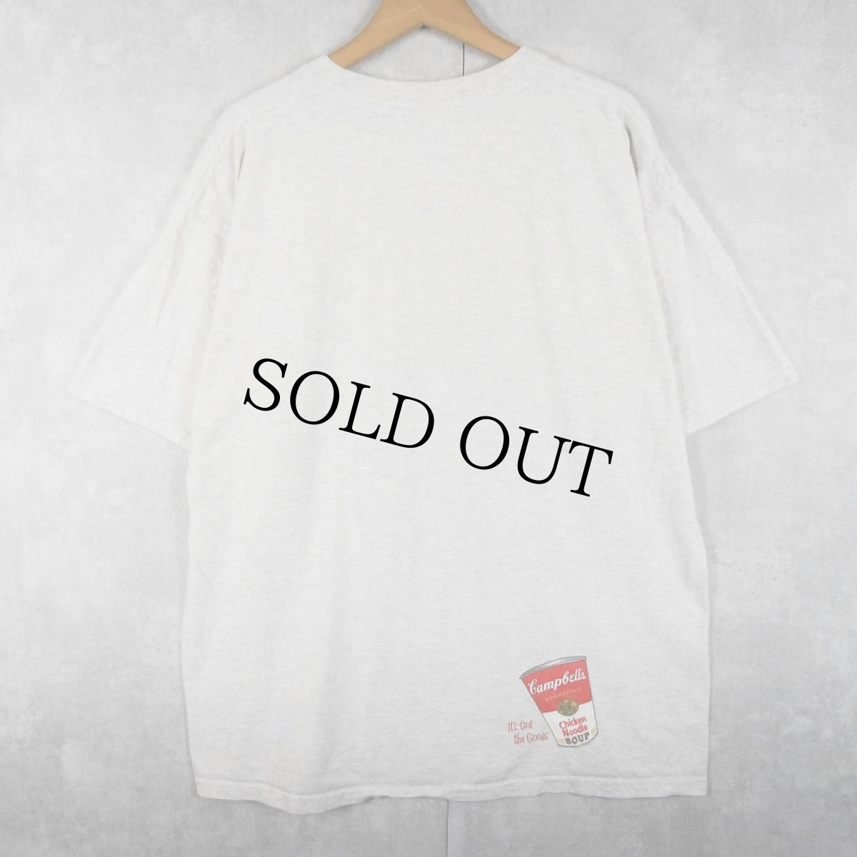 画像2: 2000's Campbell's プリントTシャツ XL (2)