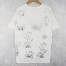 画像2: 90's rel-e-vant products 花柄 プリントTシャツ (2)