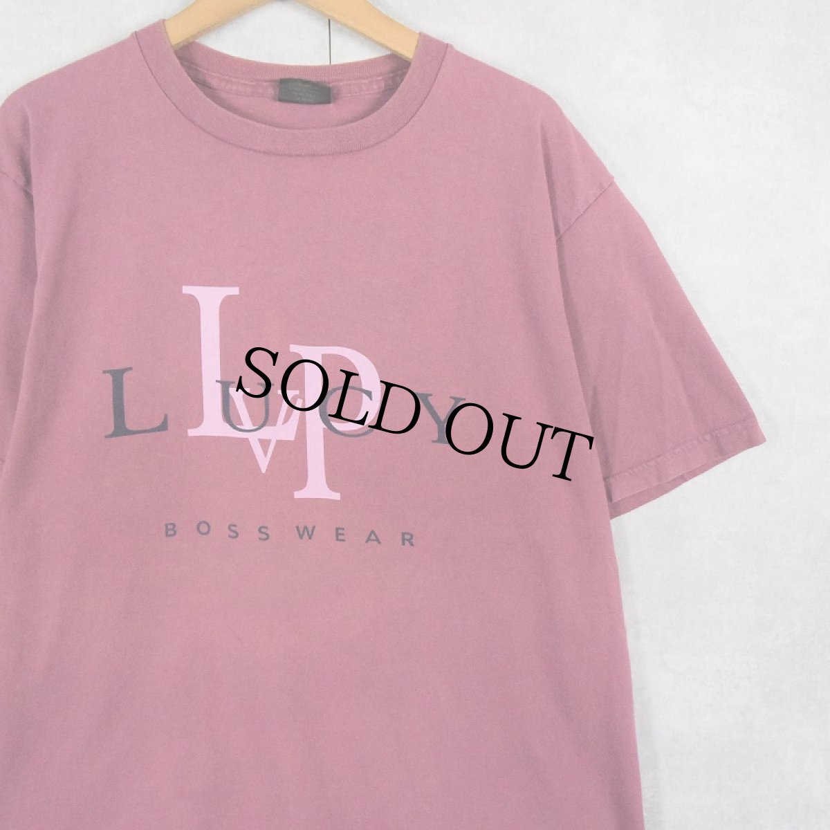 画像2: 90's USA製 LUCY "Calvin Klein" パロディプリントTシャツ XL (2)