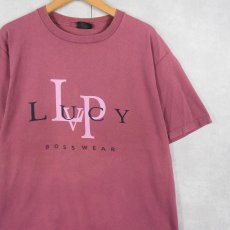 画像2: 90's USA製 LUCY "Calvin Klein" パロディプリントTシャツ XL (2)
