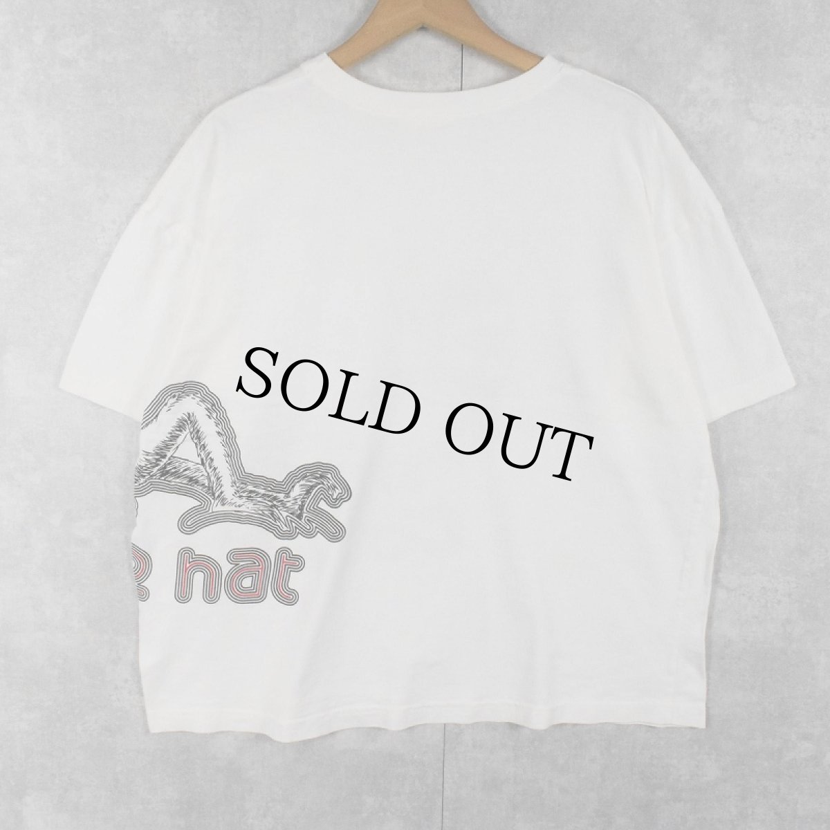 画像2: 90's Dr.Seuss THE CAT IN THE HAT USA製 キャラクター 巻きプリントTシャツ XL (2)