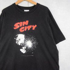 画像1: 90's Frank Miller USA製 "SIN CITY" コミックプリントTシャツ BLACK XL (1)