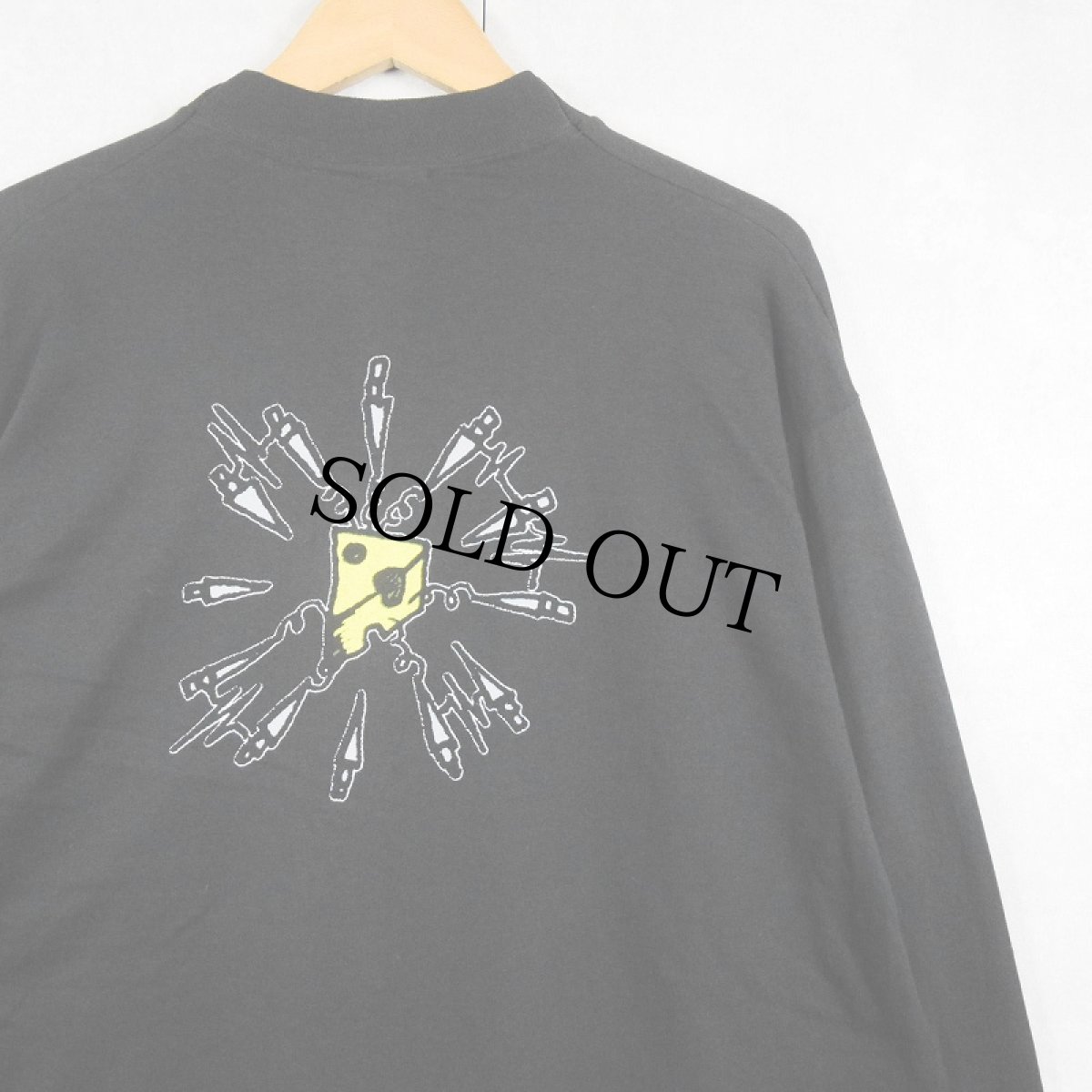 画像2: 1993 GREEN JELLY USA製 コメディロックバンドロンT BLACK XL (2)