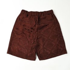 画像2: 2025SS ink "DAMASK WIDE SHORTS" BROWN 【FREE】 (2)
