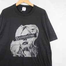 画像1: 90's D GENERATION USA製 パンクバンドTシャツ BLACK XL (1)