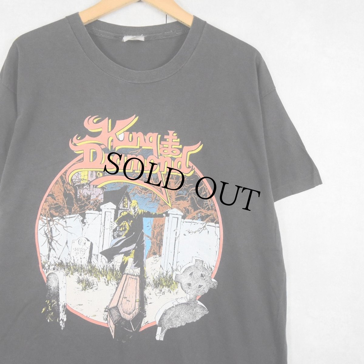 画像1: 1990 King Diamond ロックミュージシャンツアーTシャツ (1)