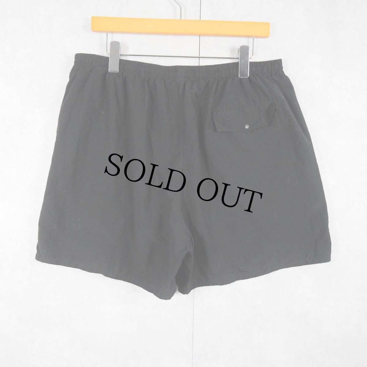 画像2: 2000's Patagonia バギーズショーツ BLACK XL (2)