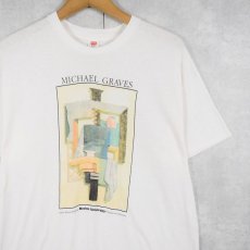 画像1: 70〜80's Michael Graves USA製 アートプリントTシャツ XL (1)