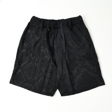 画像1: 2025SS ink "DAMASK WIDE SHORTS" BLACK 【FREE】 (1)