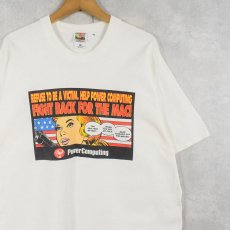 画像1: 90's Apple × KOZIK USA製 "Power Computing" アートプリントTシャツ XL (1)