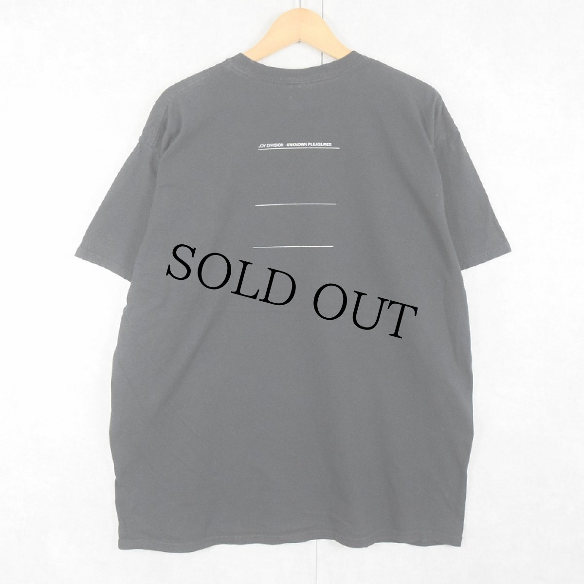 画像2: JOY DIVISION "Unknown Pleasures" ポストパンクバンドTシャツ BLACK XL (2)