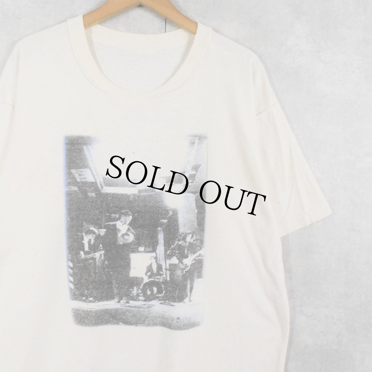 画像1: 80's R.E.M CANADA製 インサイドアウト バンドTシャツ XL (1)