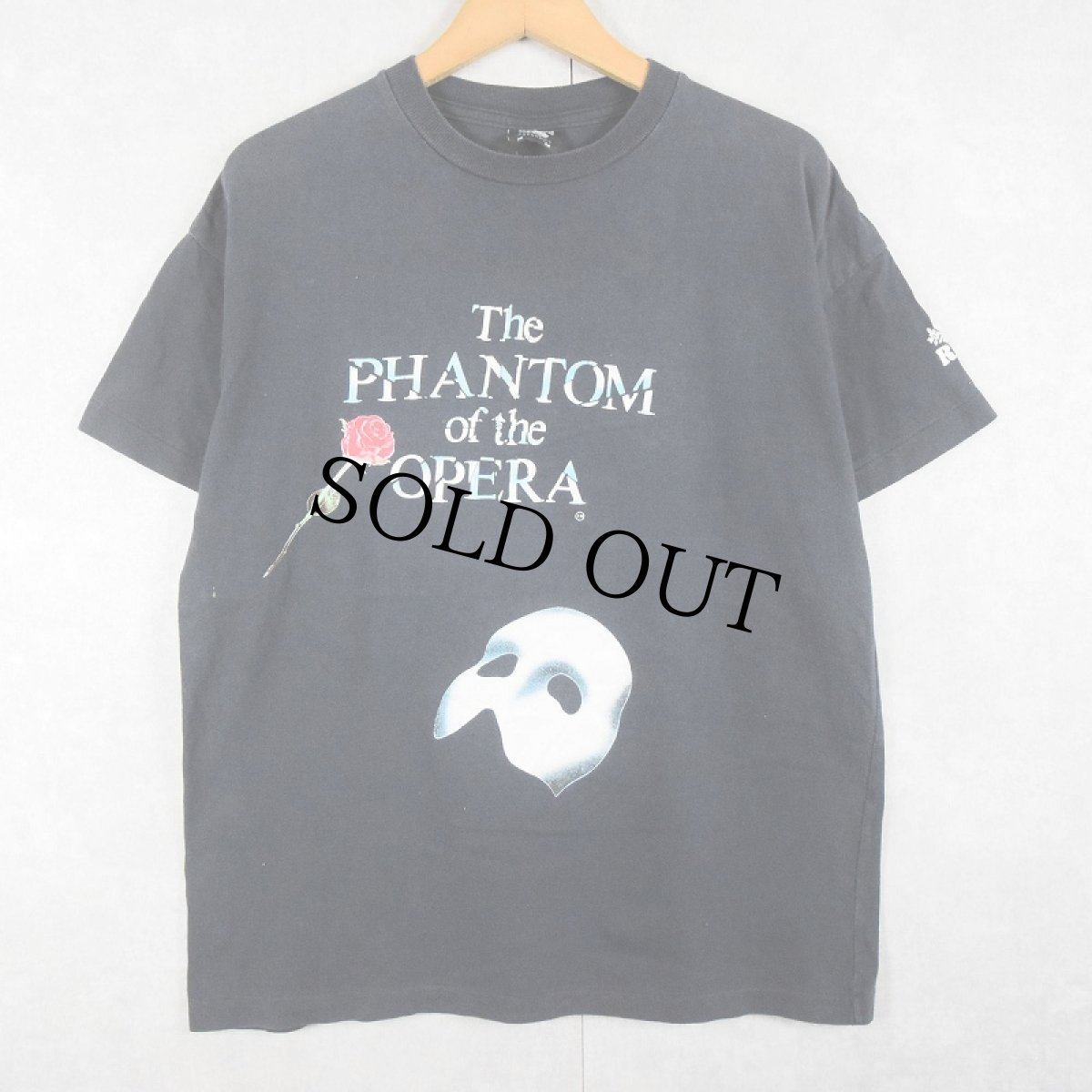 画像1: 90's The PHANTOM of the OPERA CANADA製 ミュージカルプリントTシャツ XL (1)