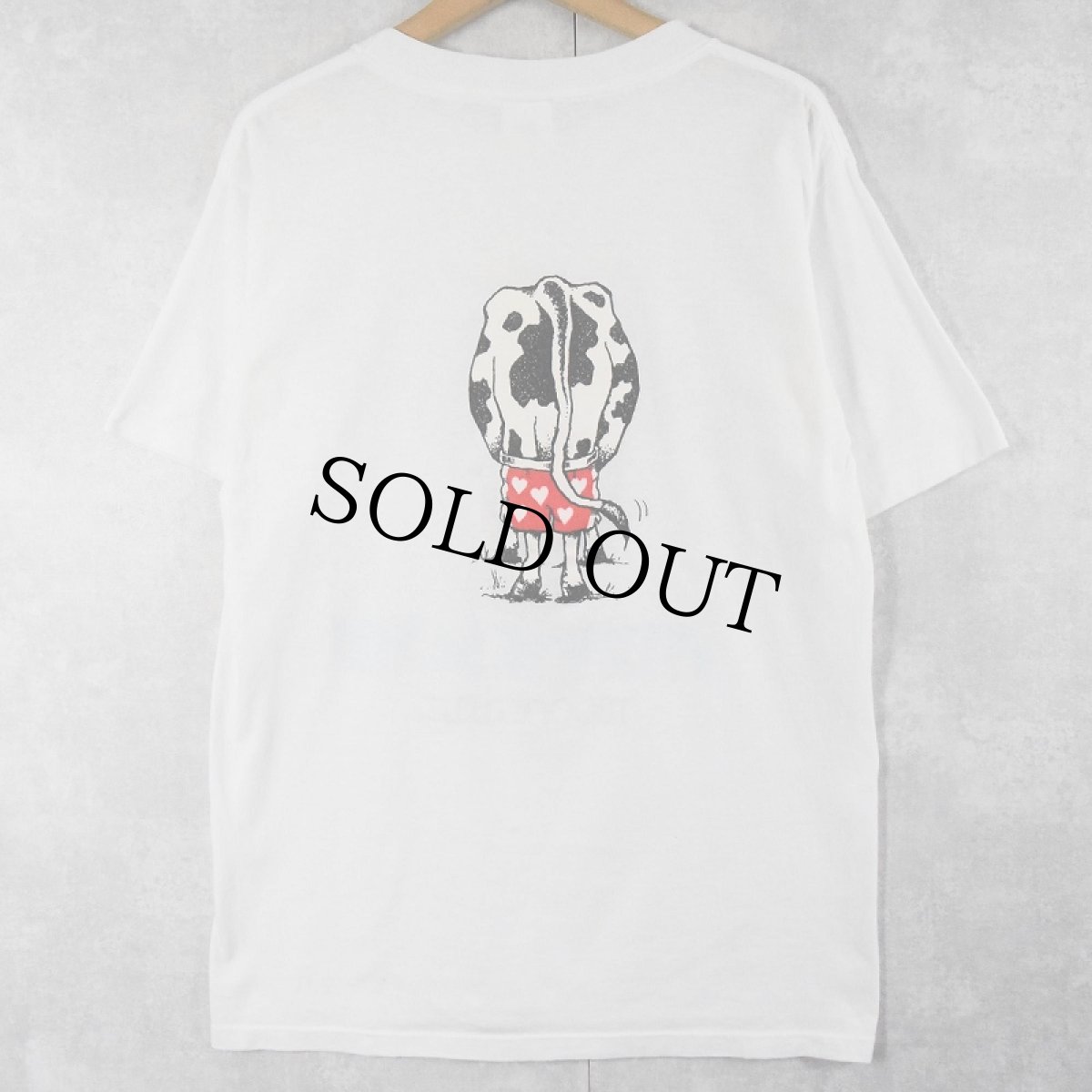 画像2: 80's USA製 "MINNESOTA MOOONING." プリントTシャツ XL (2)