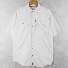 画像1: 2015SS Patagonia ポリエステル フィッシングシャツ M (1)