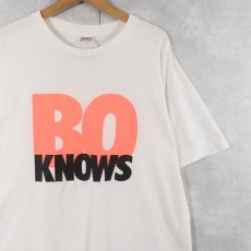 画像1: 90's NIKE 銀タグ USA製 "BO KNOWS" プリントTシャツ XL (1)