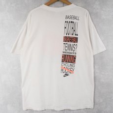 画像2: 90's NIKE 銀タグ USA製 "BO KNOWS" プリントTシャツ XL (2)