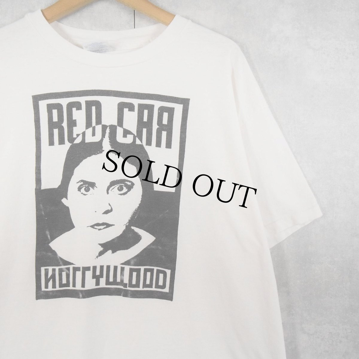 画像1: 90's RED CAR HORRYWOOD USA製 プリントTシャツ XL (1)
